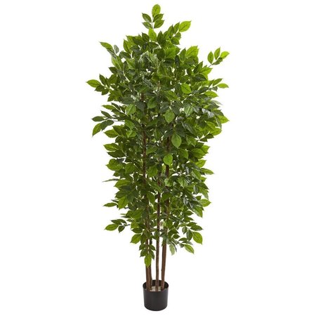 NEARLY NATURALS 76 in. River Rirch Artificial Tree 9170